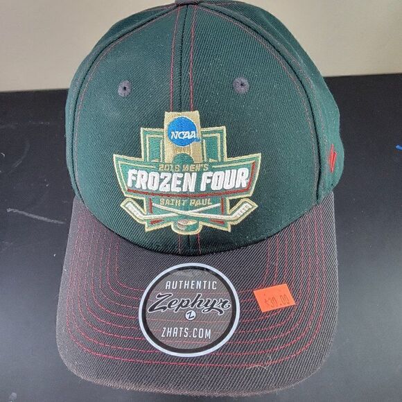 Frozen Four 2018 Green Snapback Hat by Zephyr - Picture 2 of 8